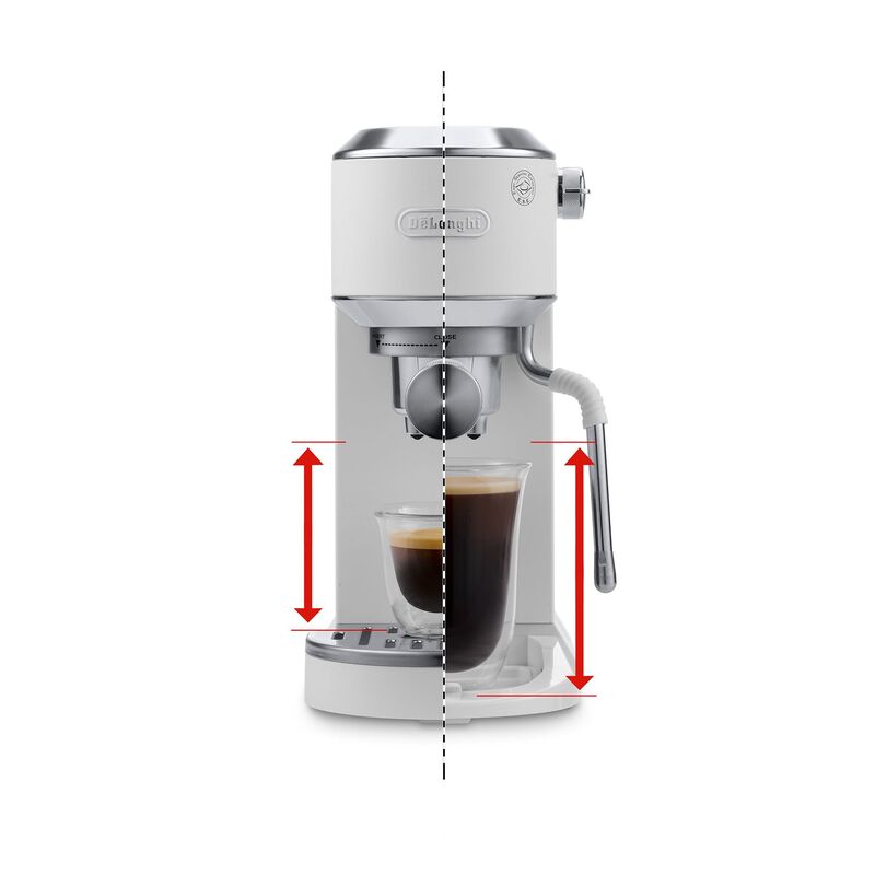 Delonghi Dedica EC890 Duo espressokone, valkoinen