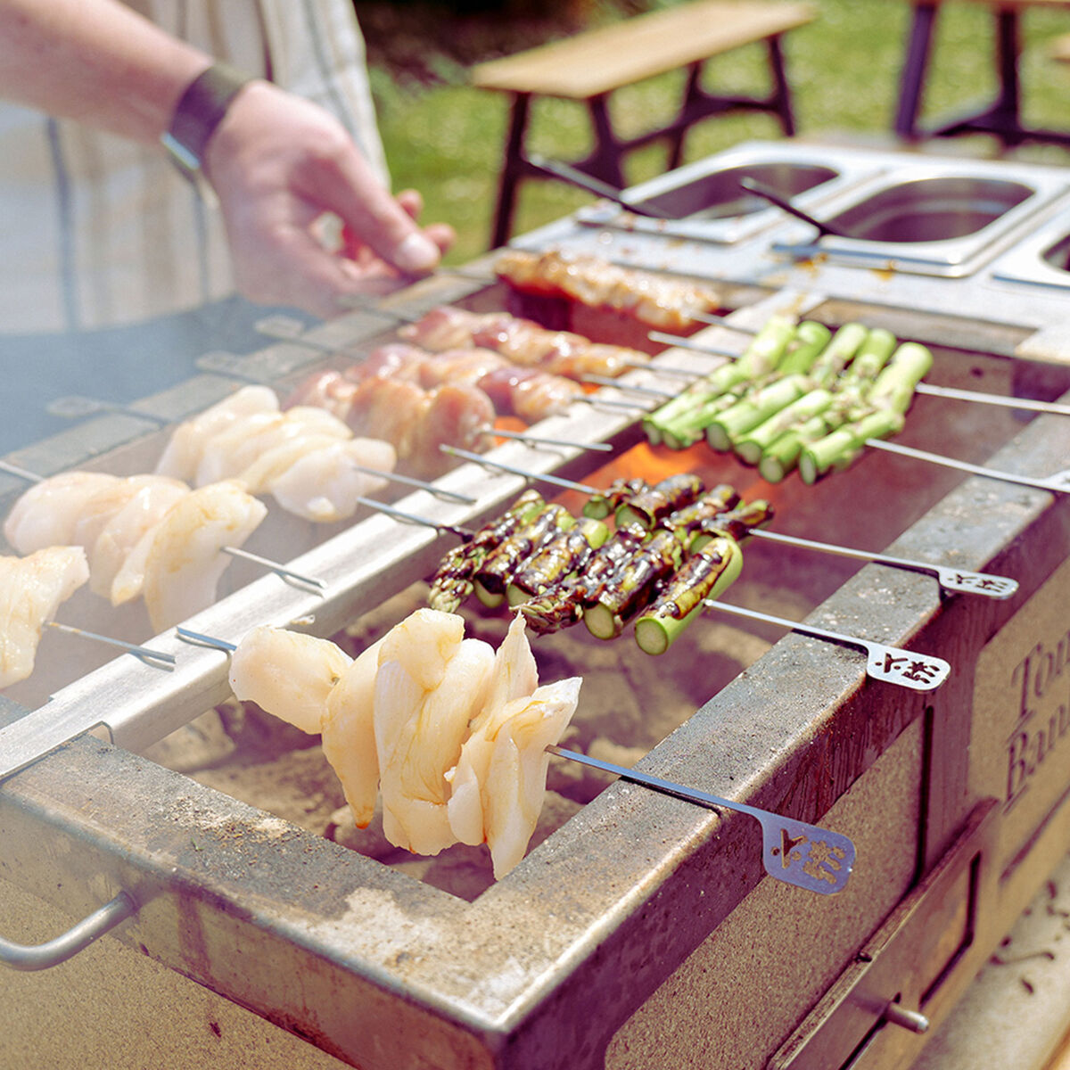 Hibachi grillspydsæt til Long Kasai Grill