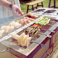 Hibachi grillspettset till Long Kasai Grill