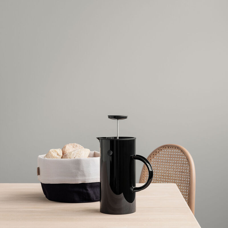 Brødpose Stor Svart/sand