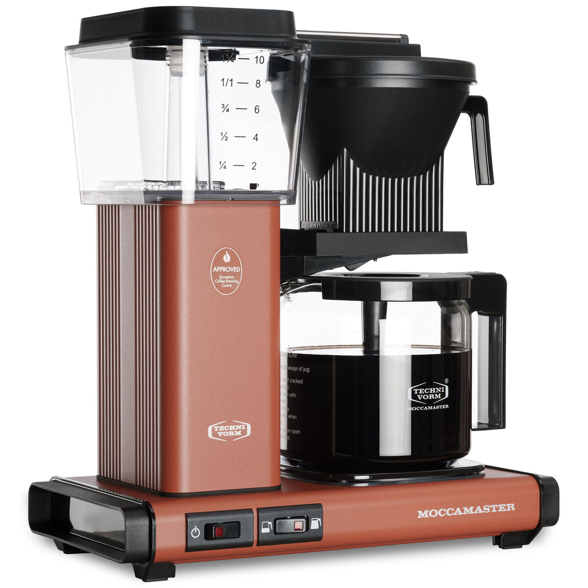 Optio kaffemaskine 1,25 liter, terracotta