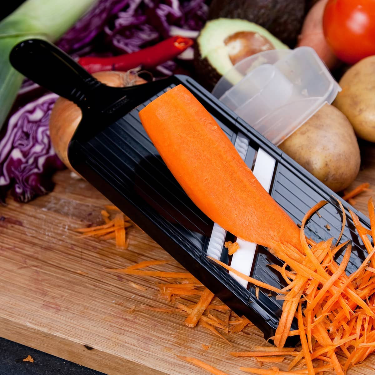 Julienne strimlare med keramiskt blad
