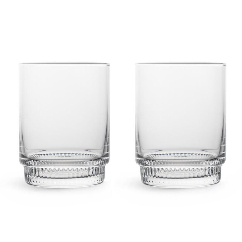 Saga låg tumblerglas 2-pack