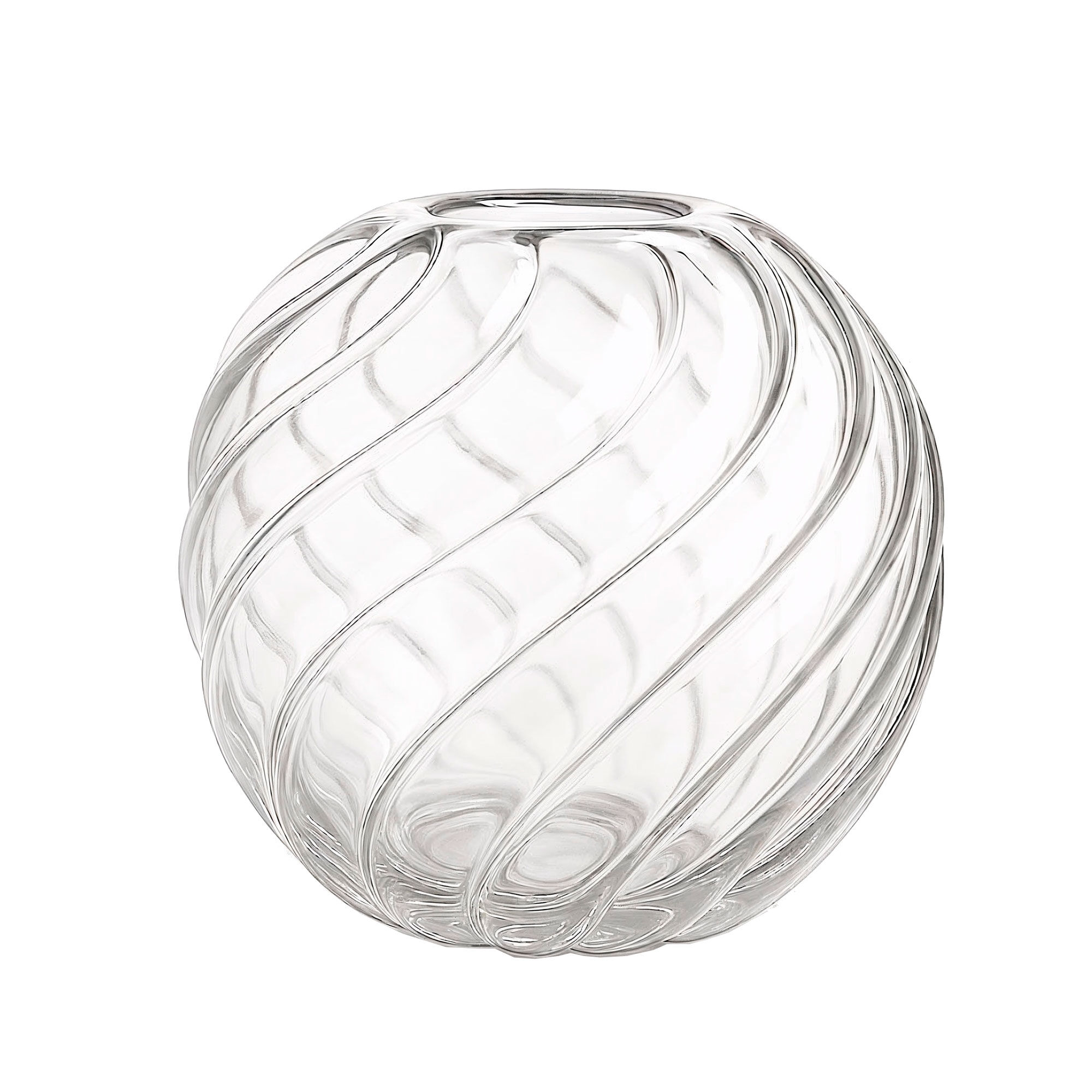 Cooee design Twist Ball Vase 20 cm, glas
