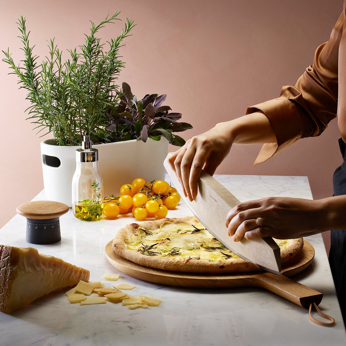 Selvvandende Herb Organiser Hvid