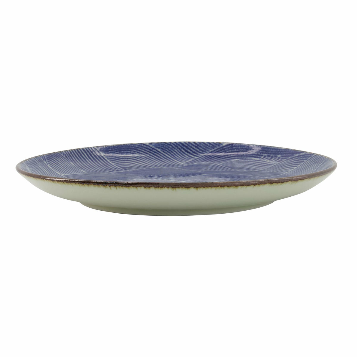 Seigaiha Blue -lautanen, 25 cm