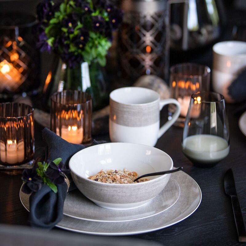 Linen tallerkenen 20 cm