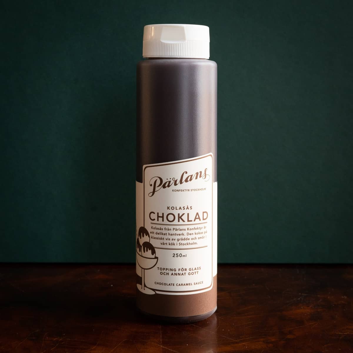 Squeeze karamelsauce, 250 ml, chokolade