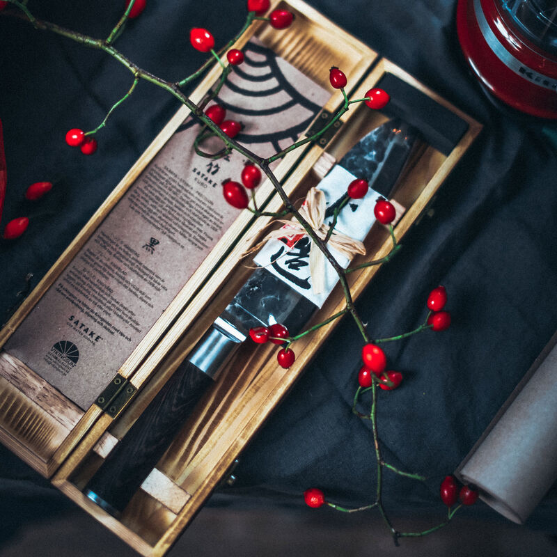 Kuro-santoku-veitsi, 18 cm