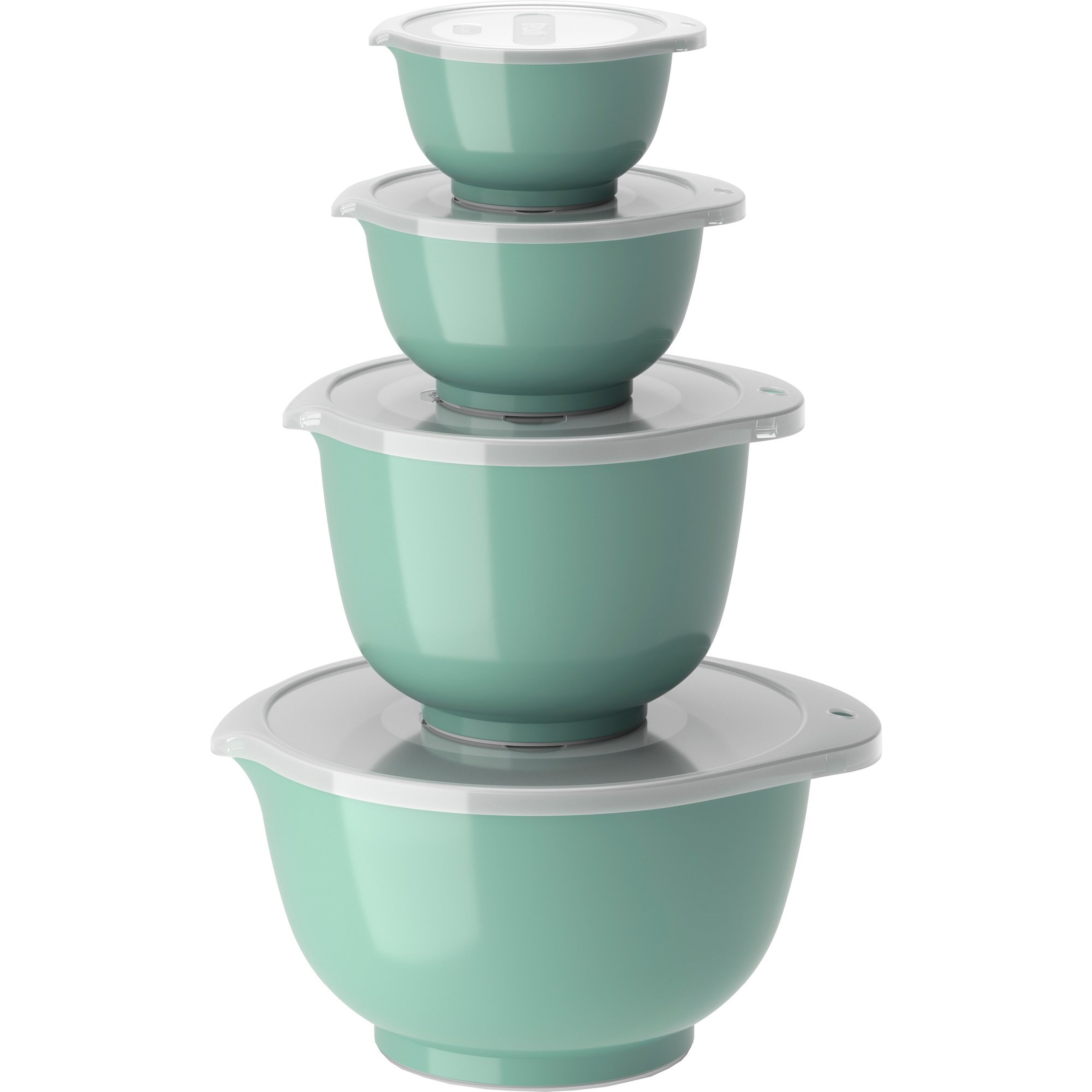 NEW Margrethe skålset 0,25 + 0,5 + 1,5 + 3 liter, nordic green