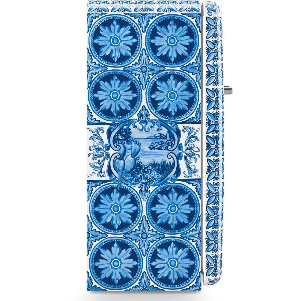 Frittstående kjøleskap Dolce & Gabbana Blu Mediterraneo FAB28RDGME5 153 cm