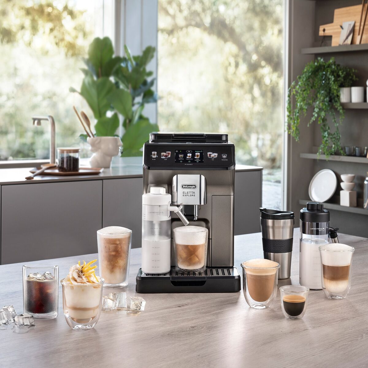 Eletta Explore ECAM450.86.T espressomaskine, titanium