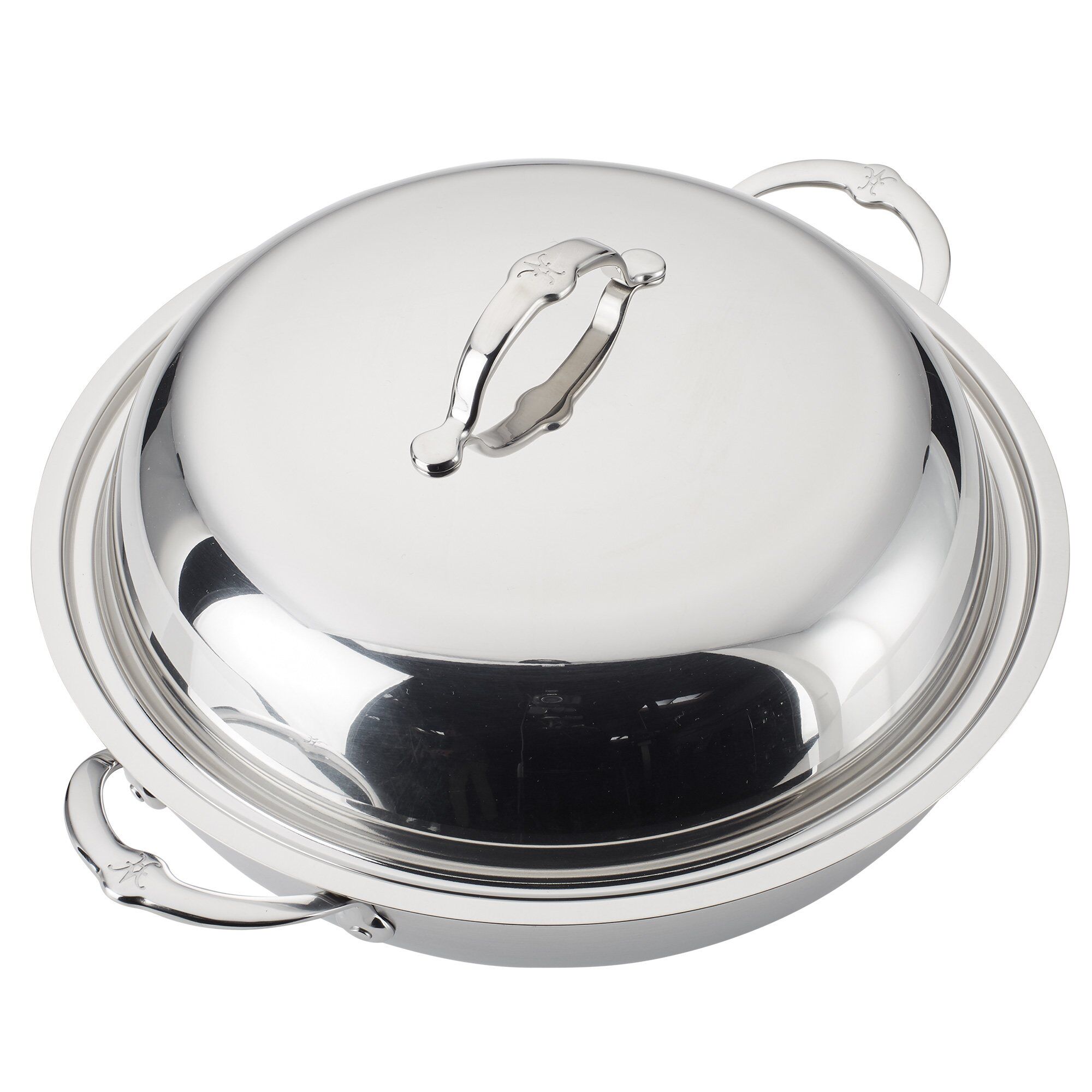 Hestan - Probond wok med lokk 36 cm stål