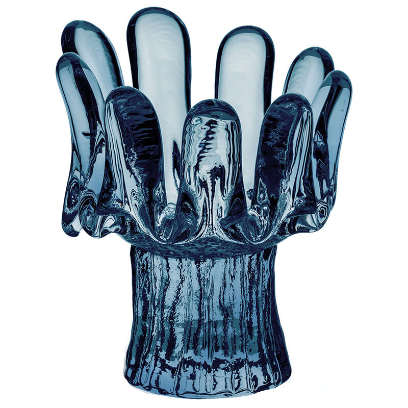 Kosta Boda Sunflower kynttilälyhty 115 mm, kierrätetty lasi