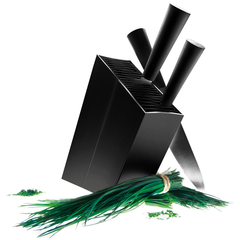 Viisto veitsitukki musta