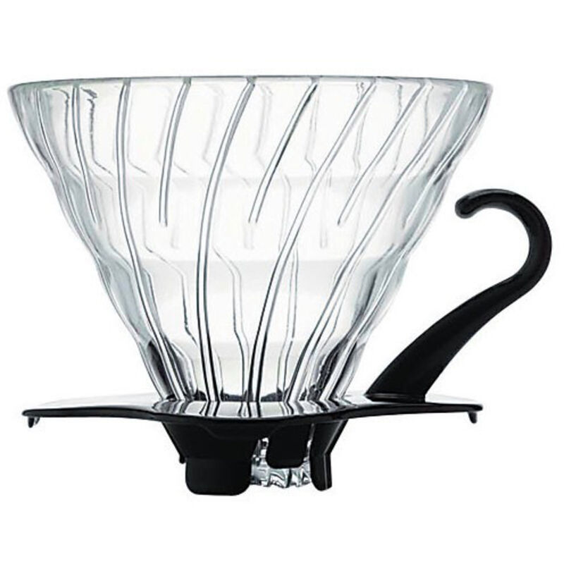 1 Cup Dripper V60 Lasi, musta