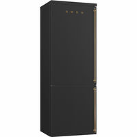 Smeg FA8005LAO6 vänsterhängd kyl/frys 70 cm, antracit