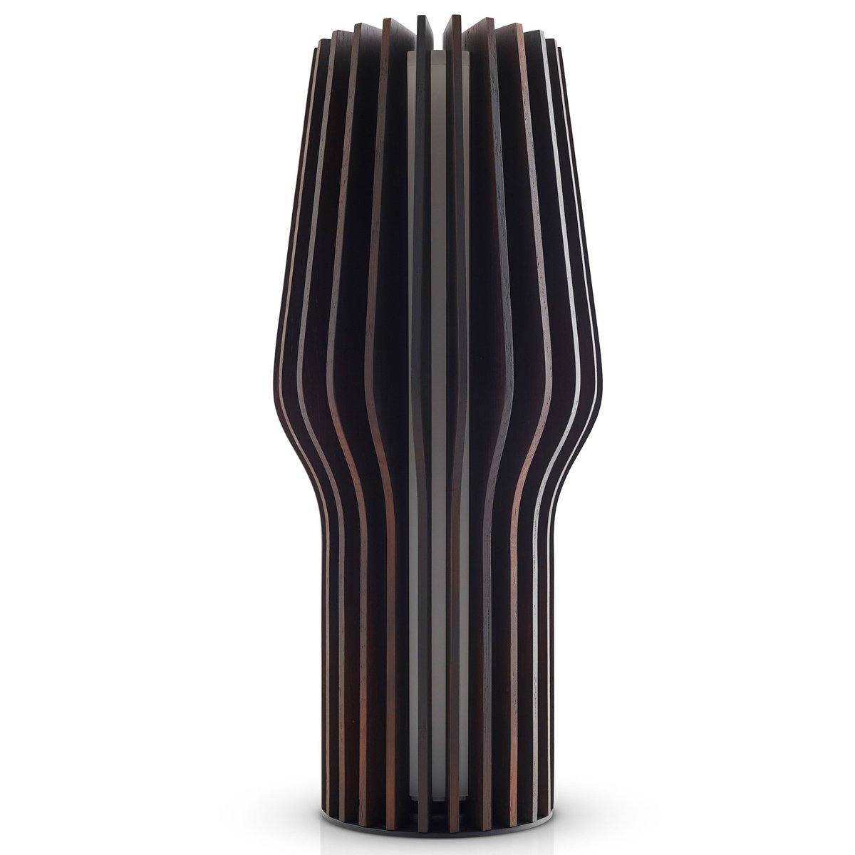 Radiant lampe, røget eg
