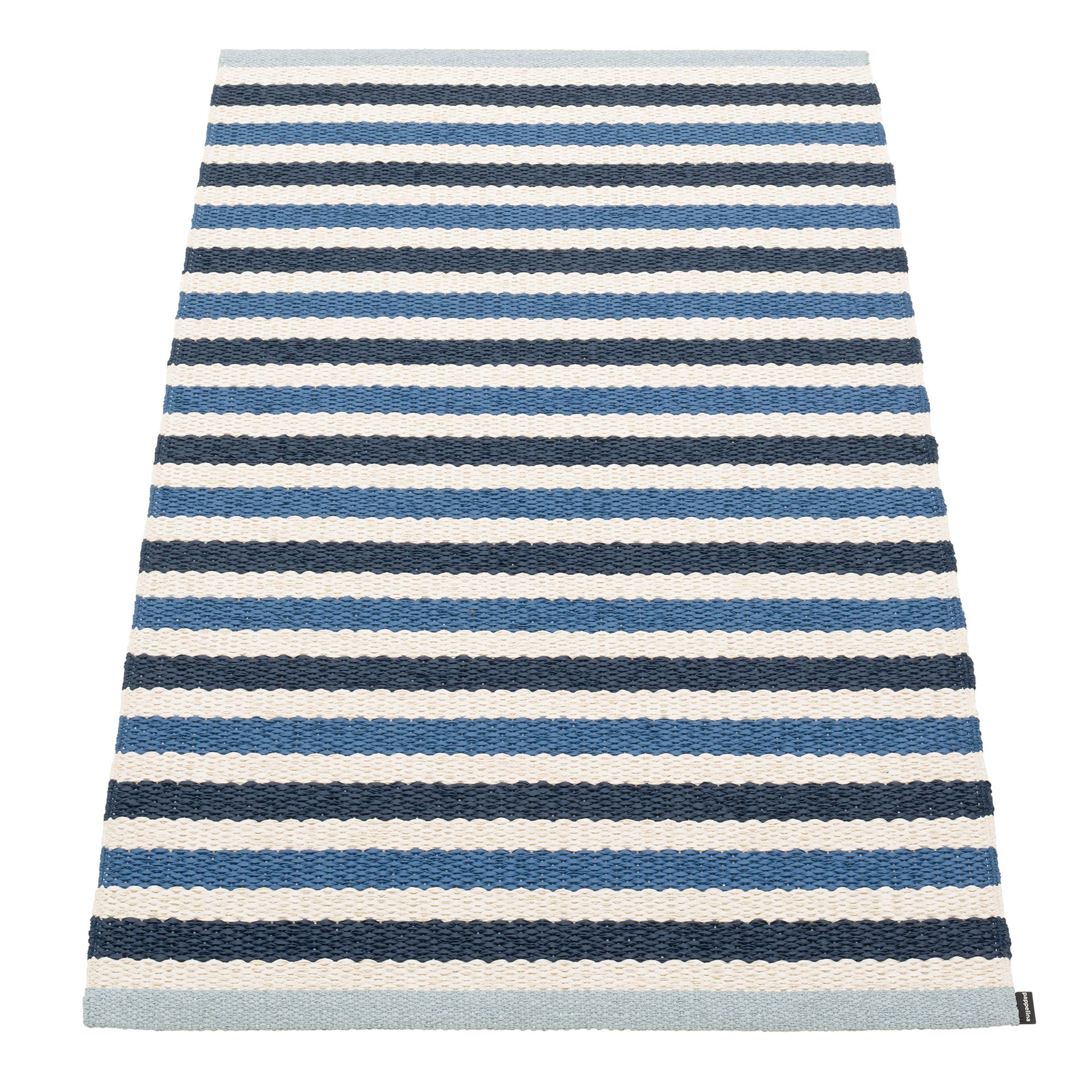 Teo matta 70 cm x 120 cm, denim/blue/vanilla