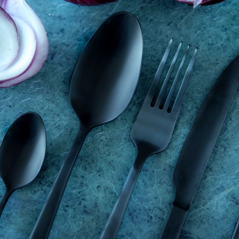 Pure aterimet 24 kpl, musta