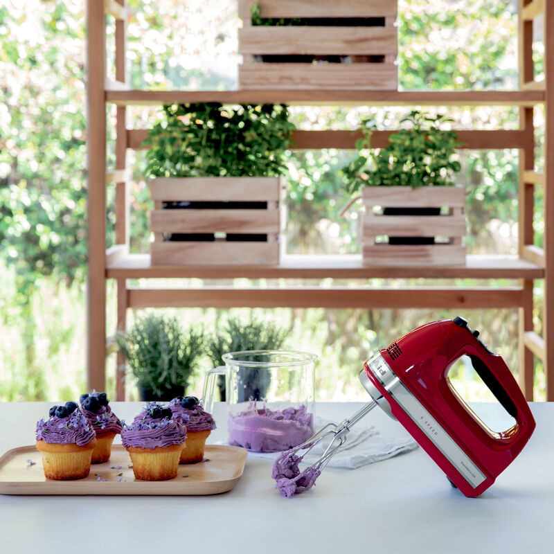 Håndmikser 9 hastigheter Rød