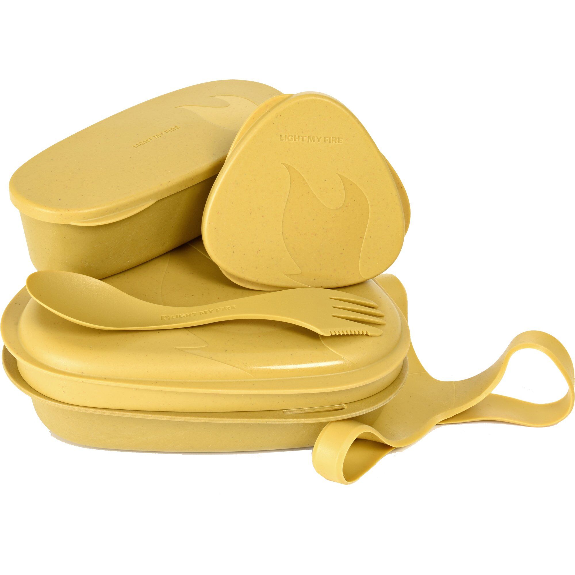 LunchKit matlåda, musty yellow