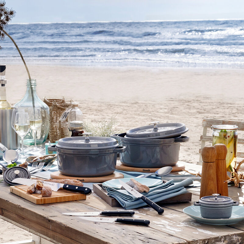 Rund Gryta 30 cm 8,35 liter Grafitgrå