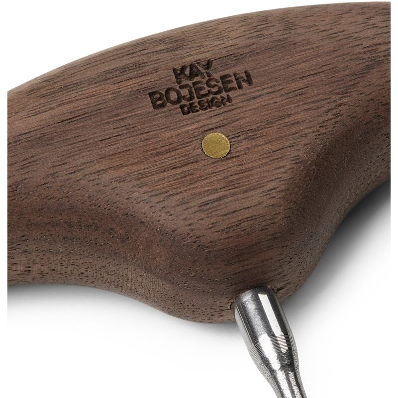 Korkskruv, valnöt, 11 cm 