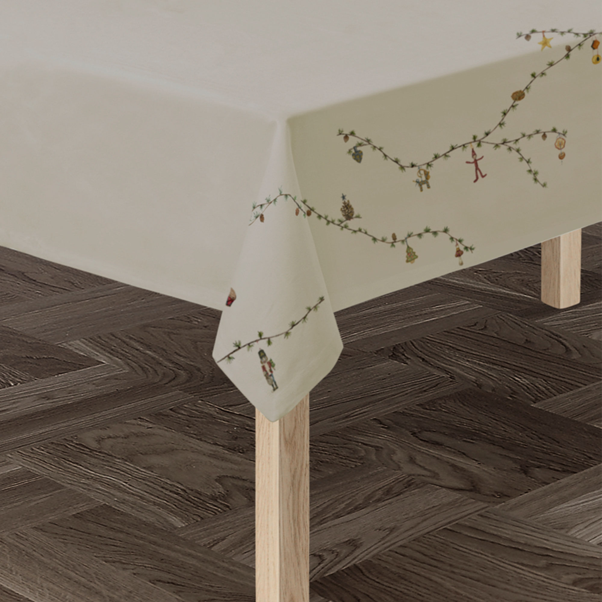 Kähler Hammershøi Christmas Juledug 150x370 cm, sand