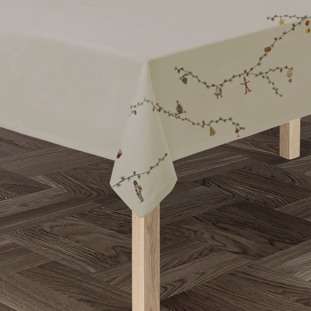 Kähler Hammershøi Christmas Juledug 150x370 cm, sand