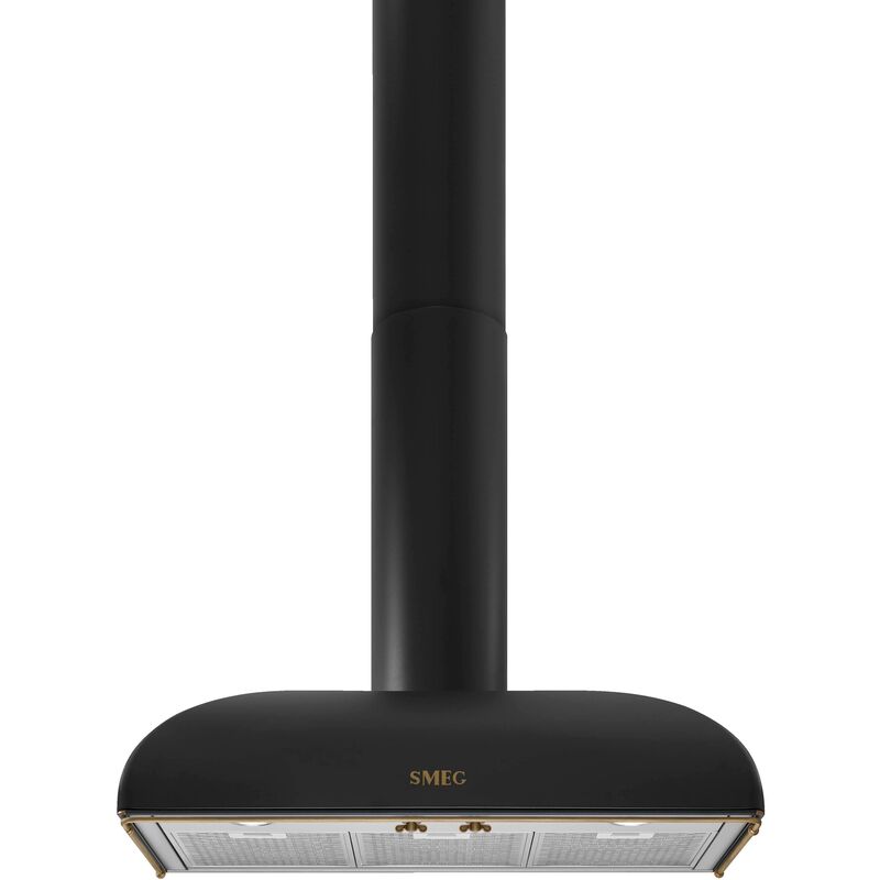 KS89AOE Seinälle asennettava liesituuletin, 90 cm, antrasiitti ja messinki