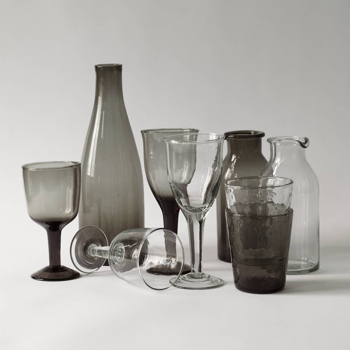 Galette dricksglas, smoke