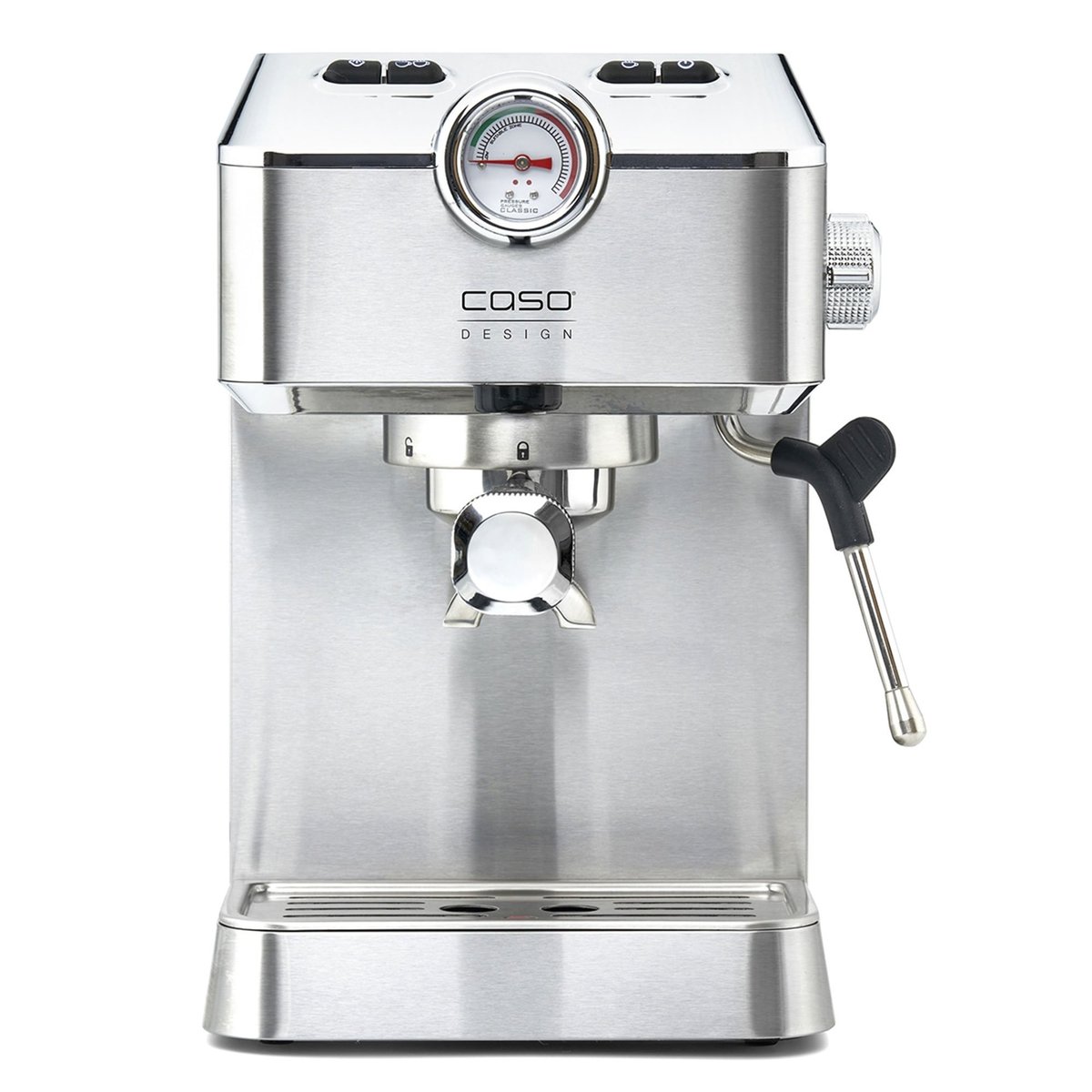 Espresso Gourmet espressokeitin, hopea
