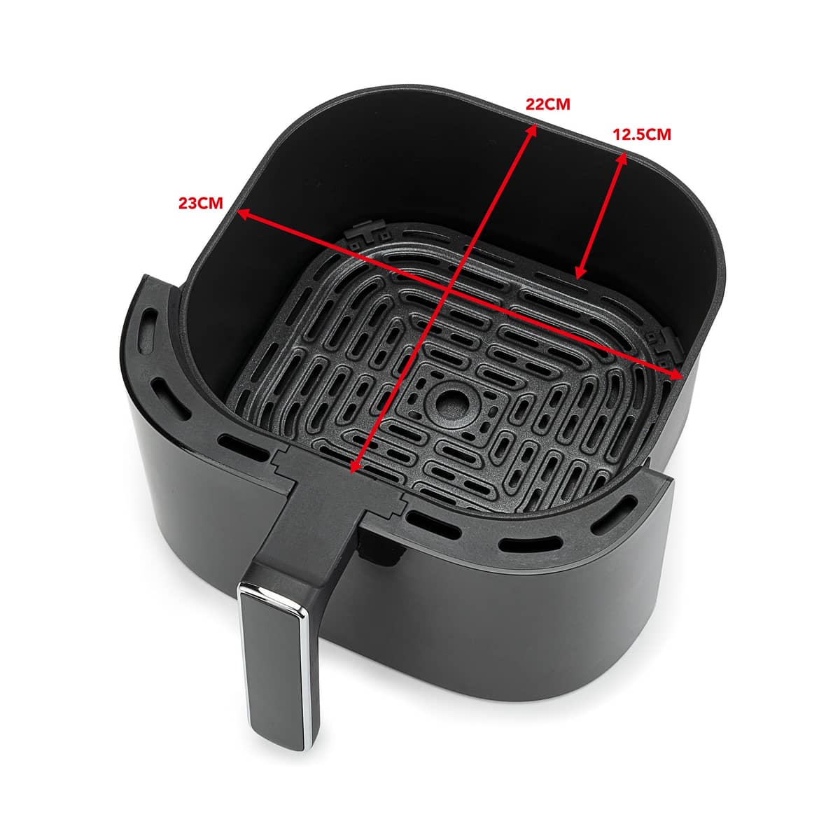 Dual Heating airfryer, 6 litraa