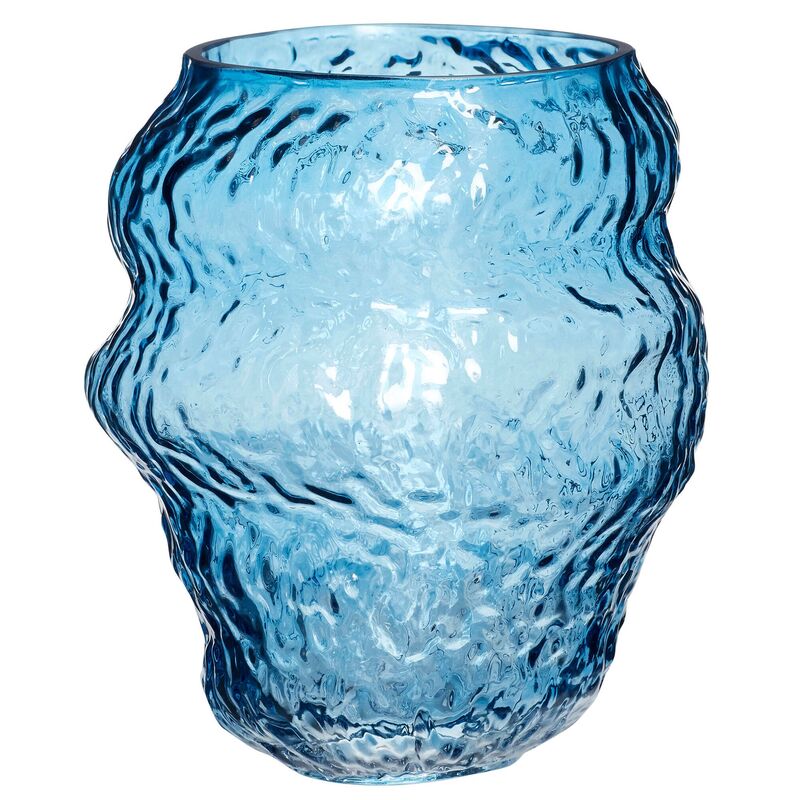 Aurora vase 18 cm, blå