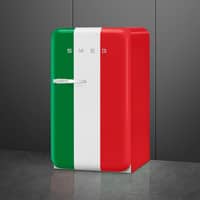 FAB10HRDIT6 kylskåp med flaskinredning, italienska flaggan