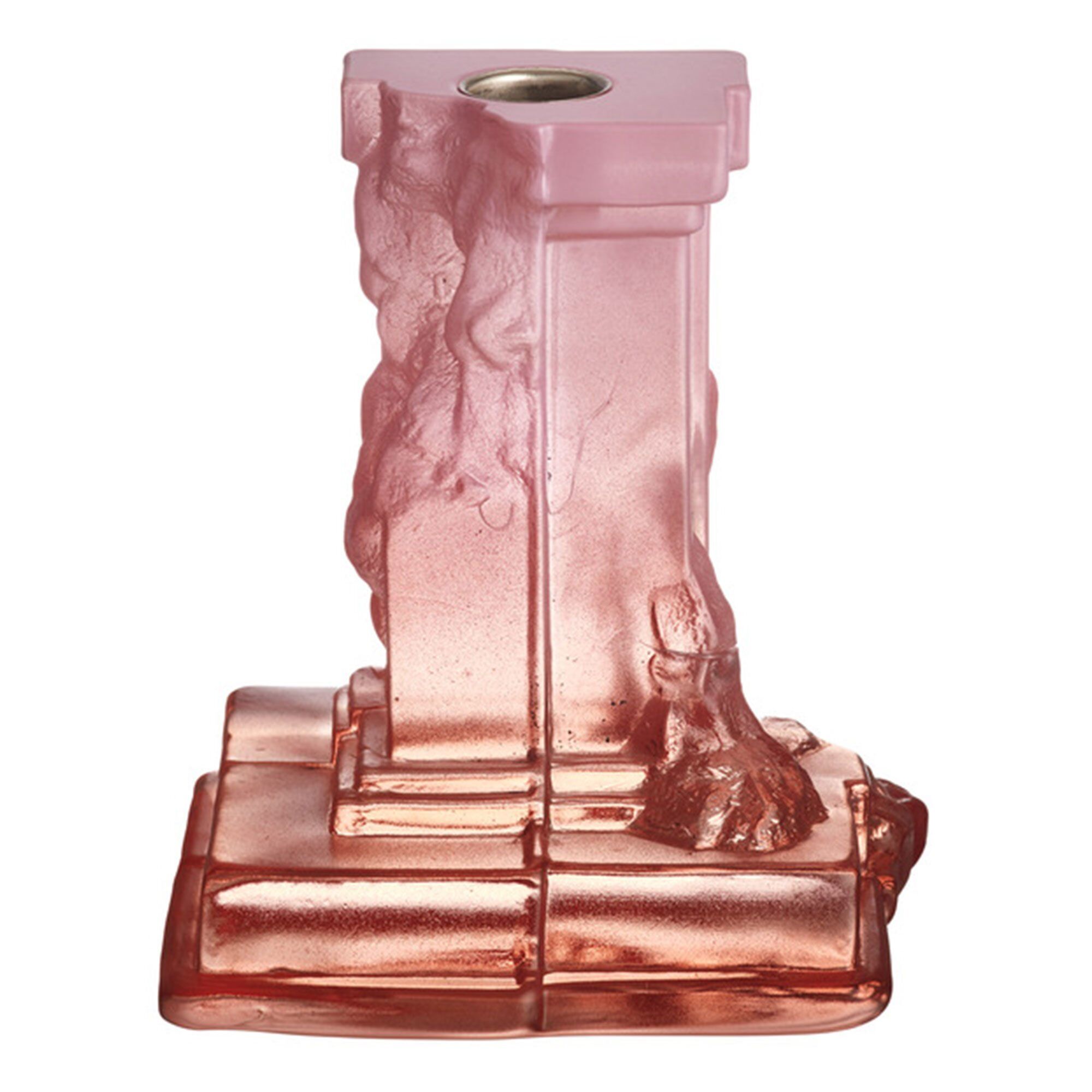 Alternativ bild 1 för Kosta Boda Rocky Baroque ljusstake 150 mm, spicy rose