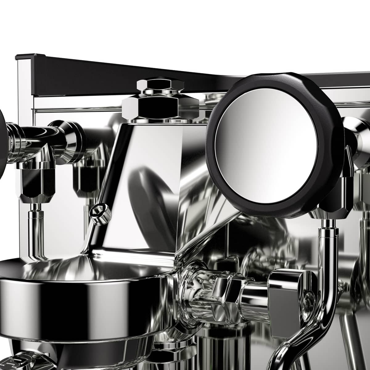 Appartamento TCA espressomaskine, krom/kobber