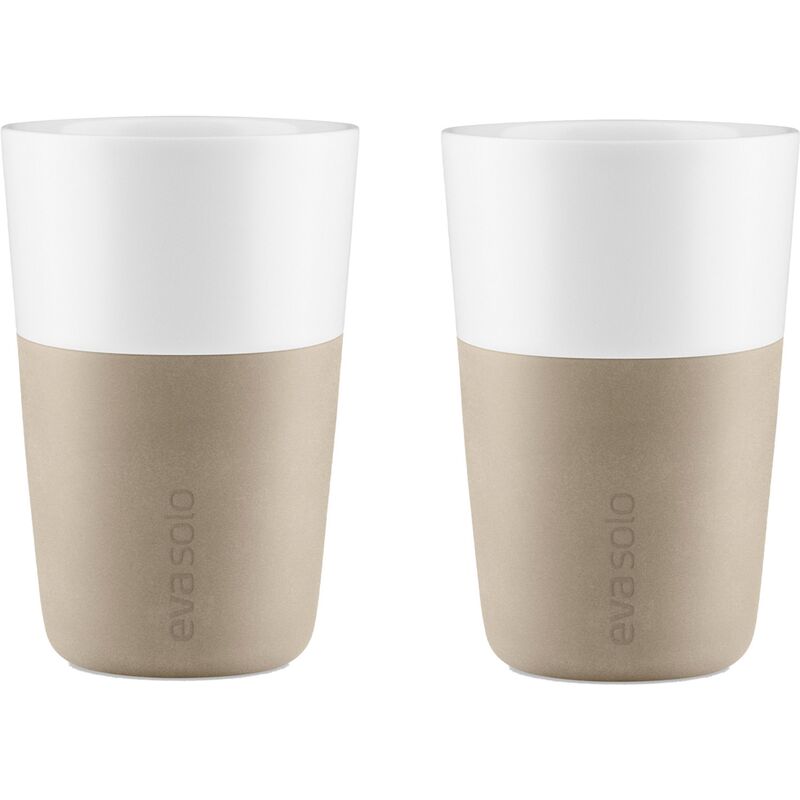 Cafe Latte-mugg 2 st, pearl beige