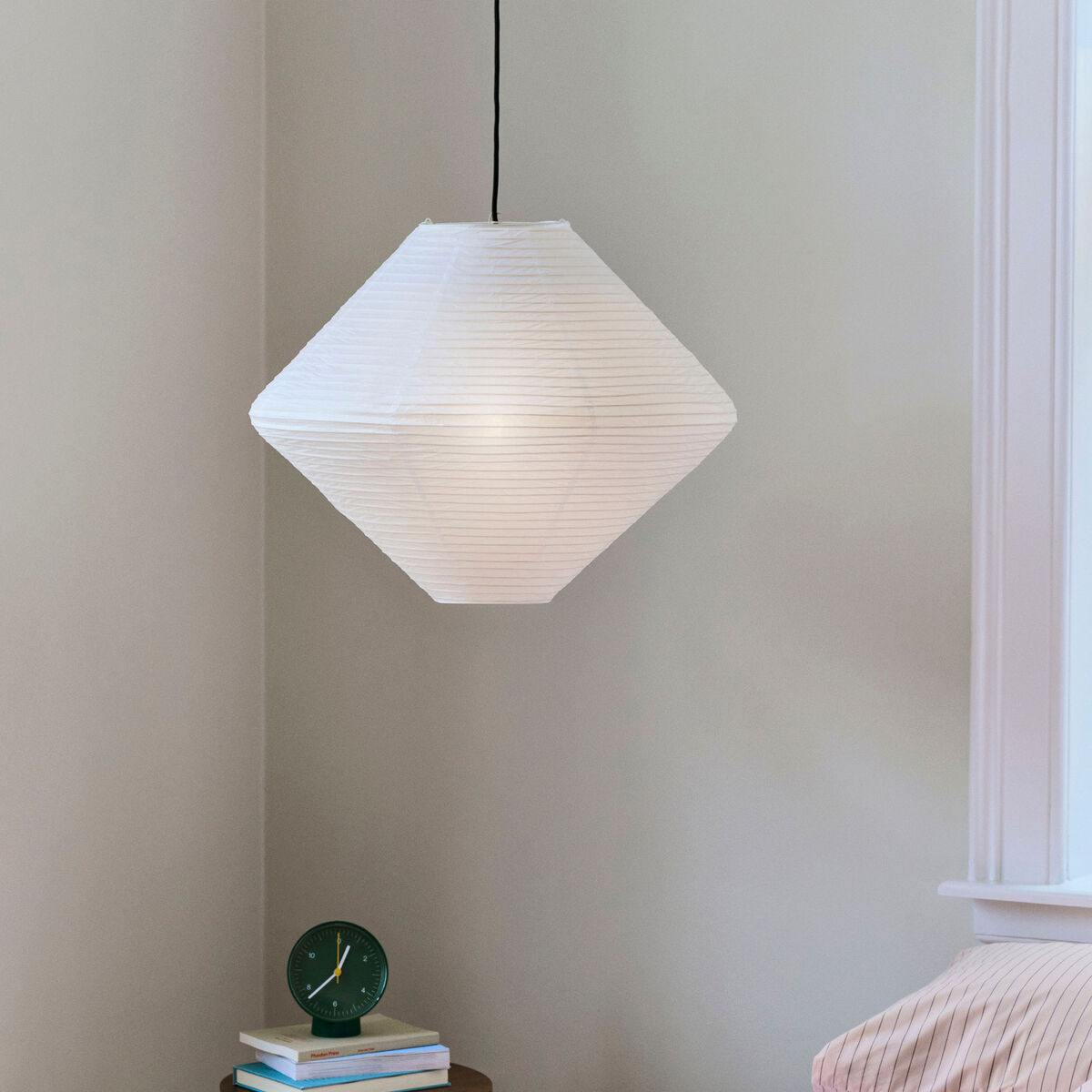 HAY Paper Diamond lampskärm 80 cm, classic white