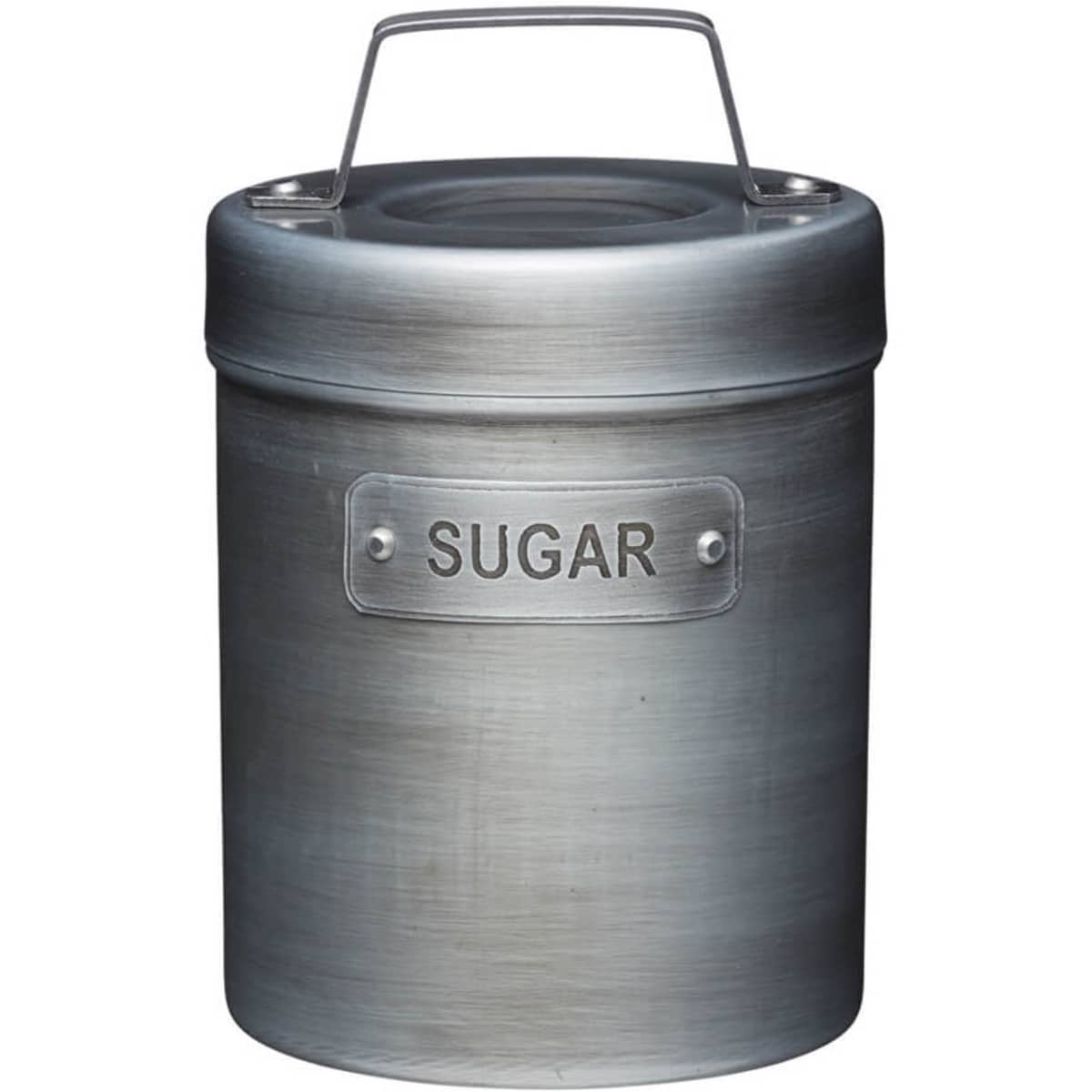 Industrial Vintage Sukkerboks Metall