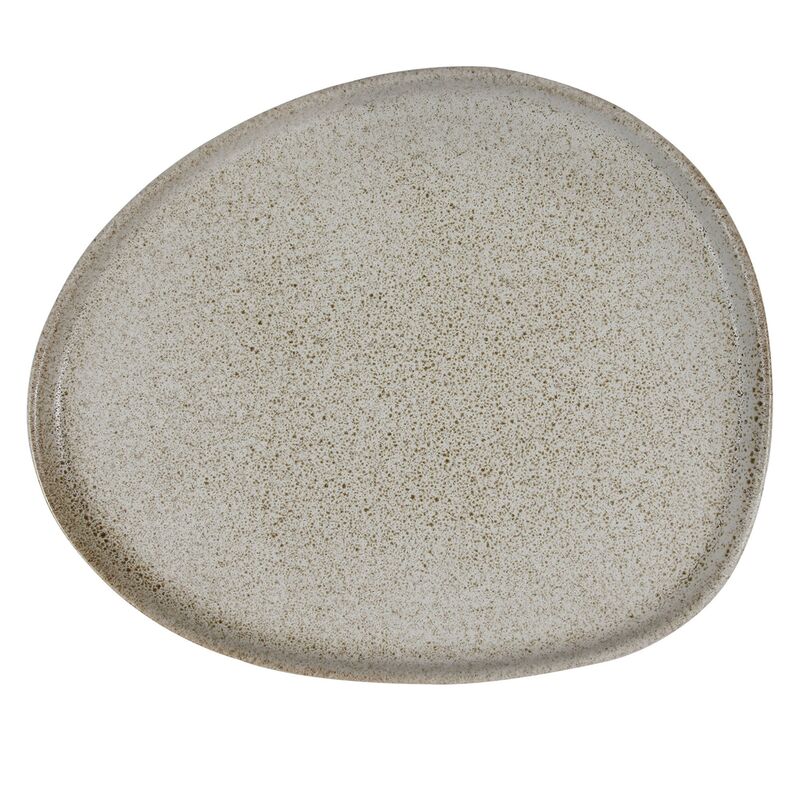 RAW Organic frokosttallerken 24 x 21 cm, sandy beige