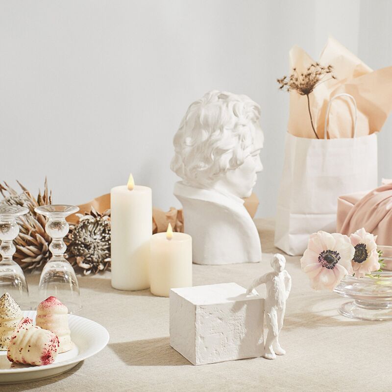 Astro Skorpion stjernetegnsfigur, hvid