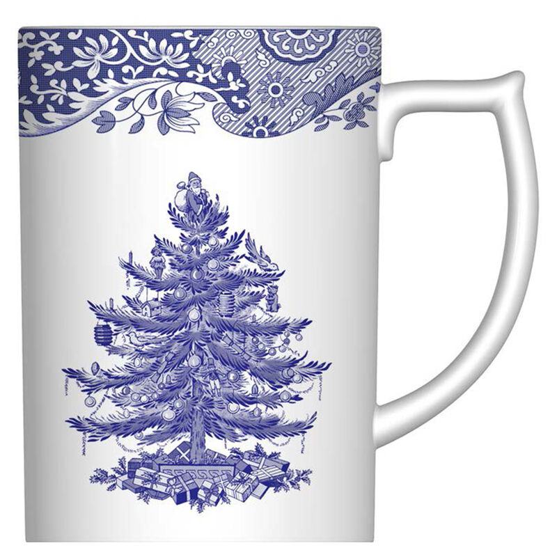 Spode Blue Italian Christmas Tree Muki 35cl