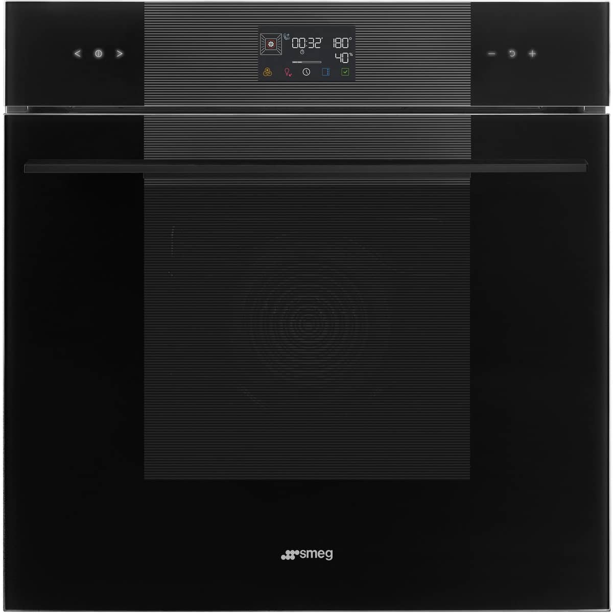 SOP6102S2P innebygd ovn, 68 liter, svart