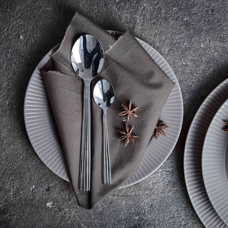 Groovy-ruokalusikka, Mirror-väri, 4 kpl