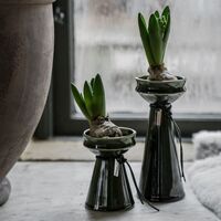 Lökvas 12 cm, mörkgrön