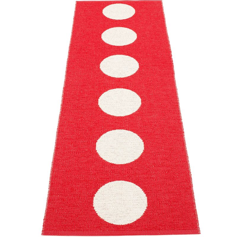 Gulvteppe Vera, 70 x 225 cm, red/vanilla