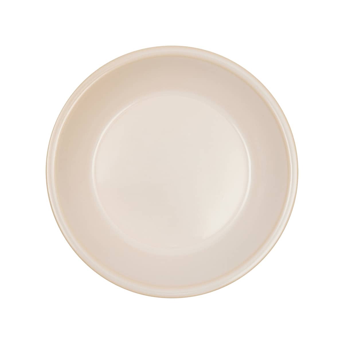 Yuka dyb tallerken, offwhite, pakke med 2