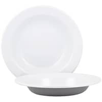 Dyb tallerken 22 cm. 6 stk. Grå
